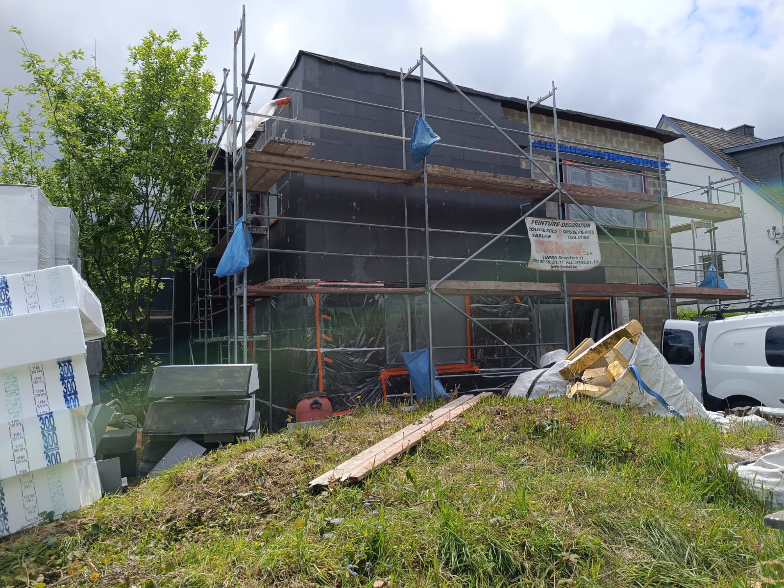 Rénovation de façades en Belgique par Façade+